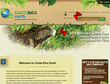 Tablet Screenshot of costaricaearth.com